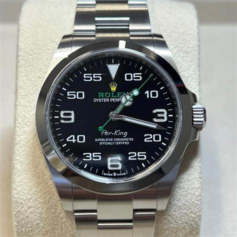 rolex air king 2022 msrp|rolex air king models.